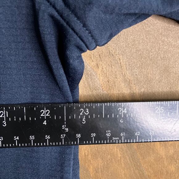 The North Face Womens Sweatshirt Navy Blue 1/4 Zip Mock Long Sleeve Stretch XXL - Picture 8 of 12